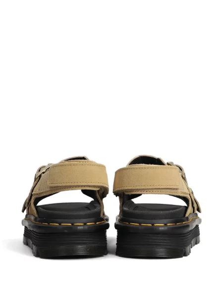 Sandale Dr. Martens din piele de căprioară fără toc