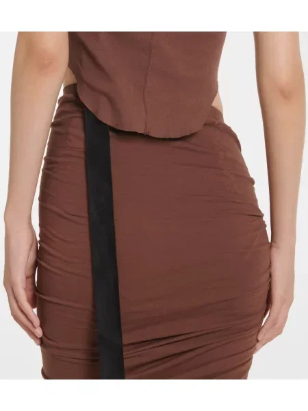 Cropp top Rick Owens din jerseu maro