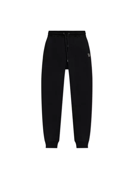 Spodnie Ps By Paul Smith w zebrę do biegania czarne
