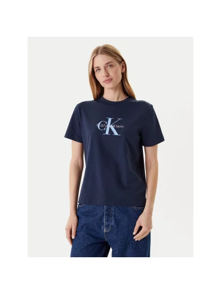 Calvin Klein Jeans Marškinėliai Hero Classic Tamsiai Regular Fit mėlyna