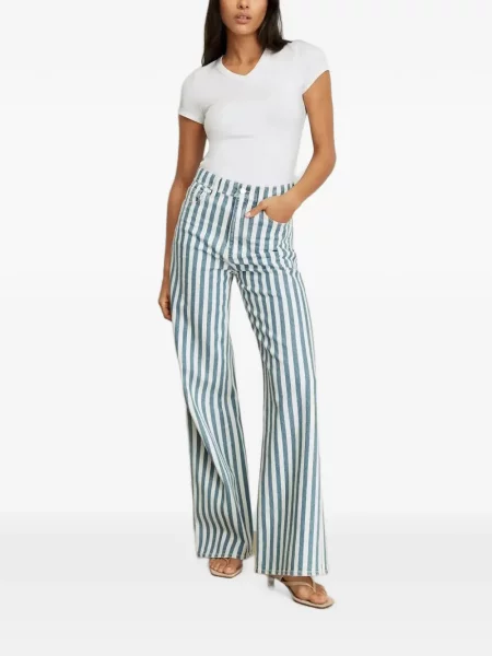 Tricou Veronica Beard cu decolteu în V alb