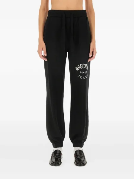 Spodnie Moschino Jeans czarne