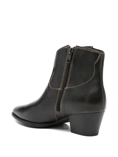 Botine Ash din piele negru