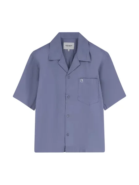 Koszula z krótkim rękawem Carhartt Wip niebieska