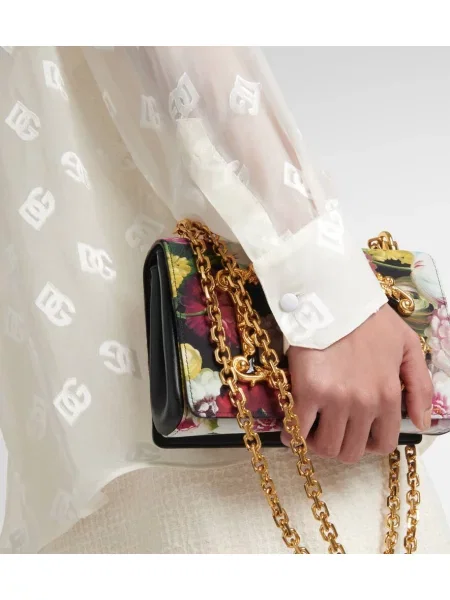 Cămașă Dolce&gabbana de mătase transparente alb