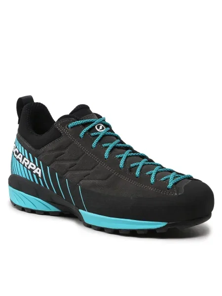 Pánske trekové topánky SCARPA Mescalito GTX black-blue čierna