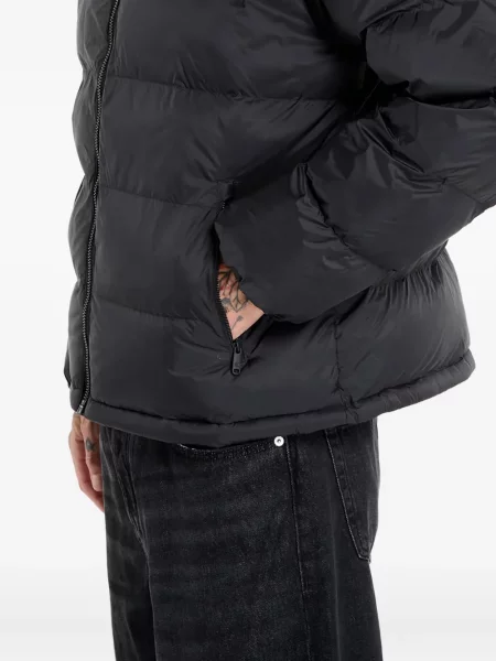 Geacă cu puf Calvin Klein cu glugă negru