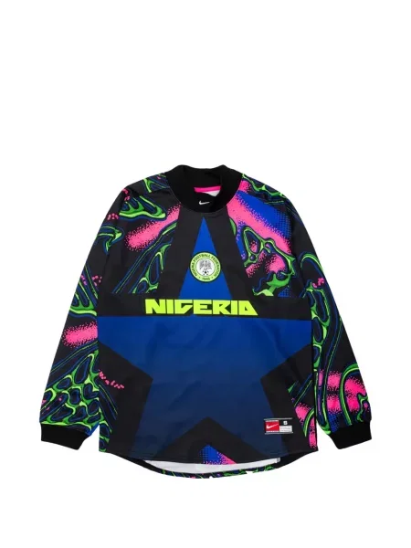Baschet decupat tricou Nike din jerseu albastru