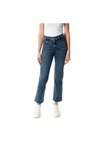 G-Star Raw jeansy high waist granatowe