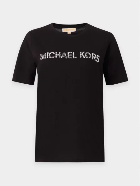 MICHAEL Michael Kors Tričko / stříbrná černá