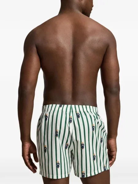 Hálós kockás pólóing Polo Ralph Lauren nyomtatás fekete