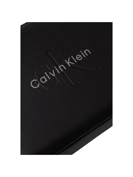 Műbőr táska Calvin Klein fekete