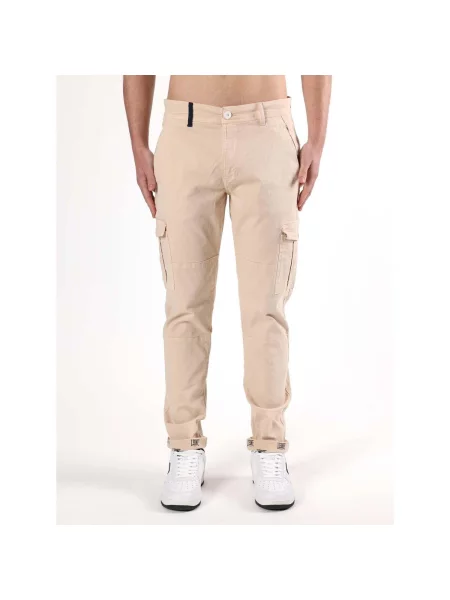 Pantaloni cargo Leone 1947 galben