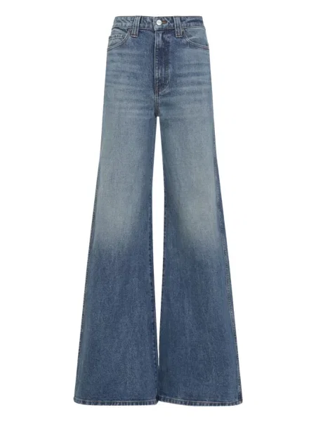 Jeansy dzwony Khaite dzwony niebieskie