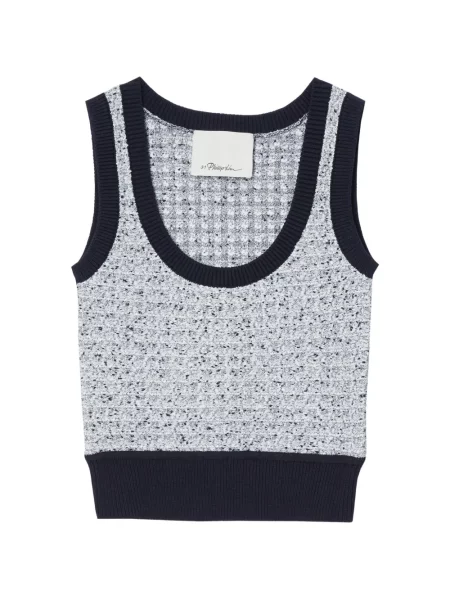 Top 3.1 Phillip Lim cu nervuri gri
