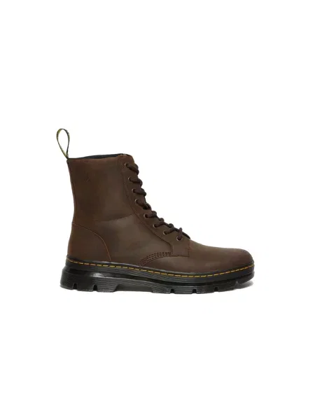 Botki Dr. Martens skórzane brązowe