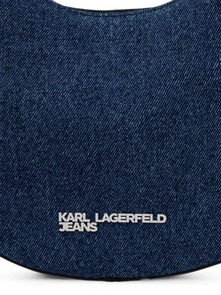 Шопинг чанта Karl Lagerfeld Jeans синьо