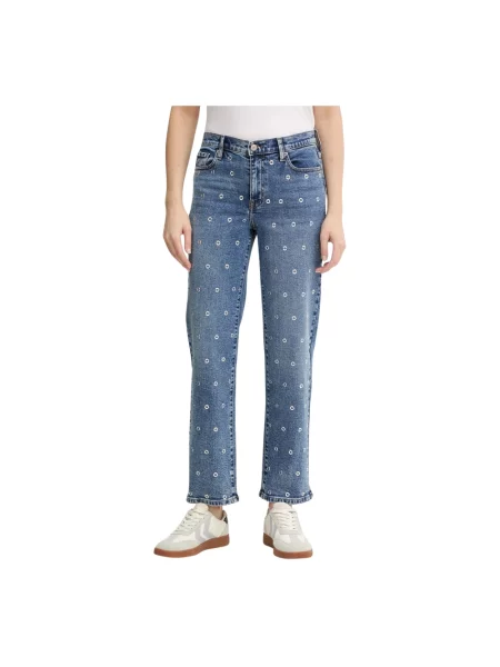 Jeansy straight leg Dkny niebieskie