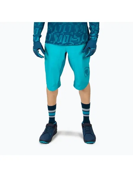 Pantaloni scurți de ciclism pentru bărbați Endura Spray Short atlantic