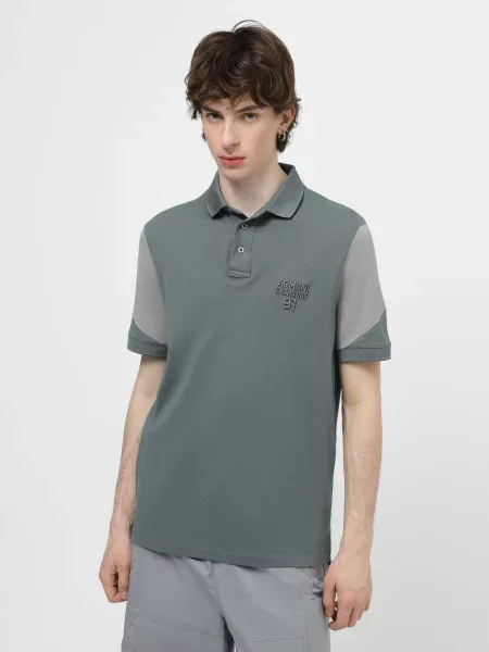 Поло Armani Exchange зеленое