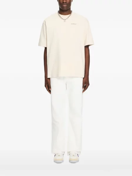 Tricou Off-white scurt alb