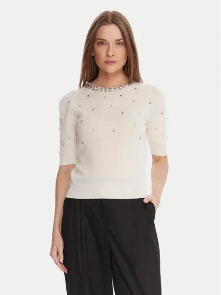 KAOS Pulover Écru bež