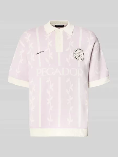 Koszulka polo o kroju relaxed fit z haftami z logo model Kinsale' Pegador
