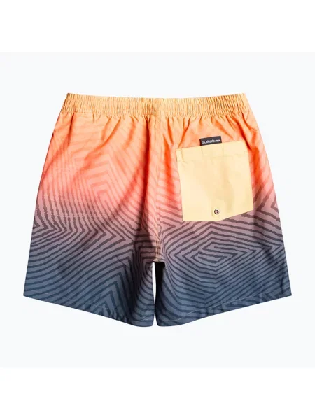 Szorty kąpielowe Quiksilver Everyday Warped Logo Volley niebieskie