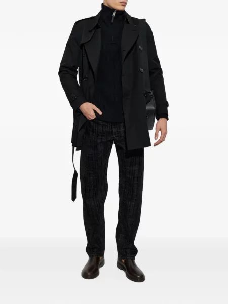Πουλόβερ Burberry κασμίρ μαύρο