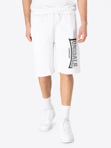 Szorty Lonsdale Logo Jam białe
