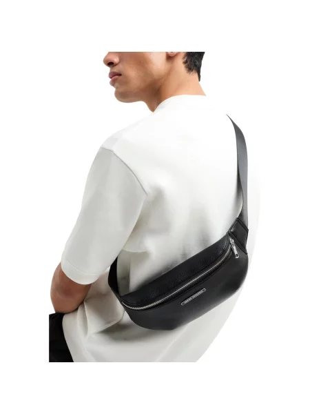 ARMANI EXCHANGE Ledvinka MARSUPIO OKINAWA' černá