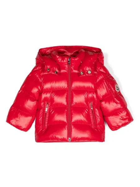 Kurtka puchowa dziecięca Moncler Enfant czerwona