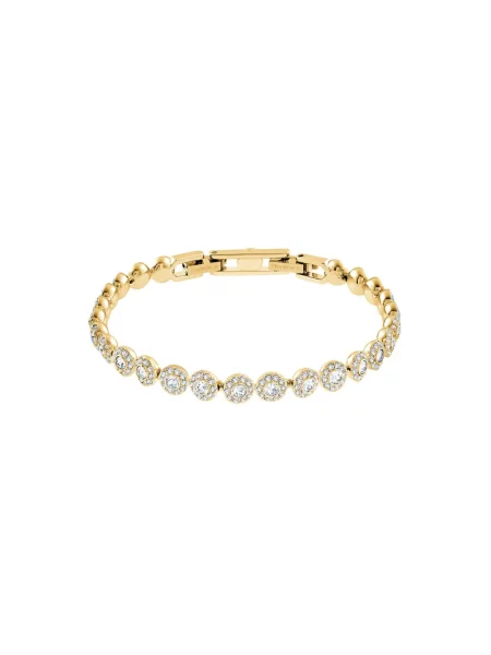 Bransoletka Swarovski w jednolitym kolorze klasyczna żółta