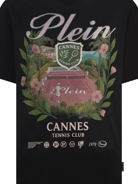 Tricou Philipp Plein tenis negru