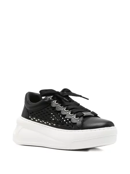 Sneakerși Cult din piele negru