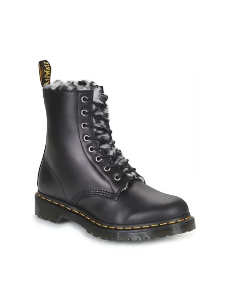 Botki Dr. Martens skórzane czarne