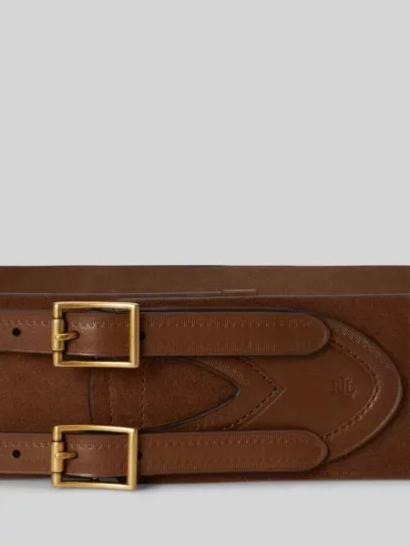 Pasek z naturalnej skóry bydlęcej Lauren Ralph Lauren