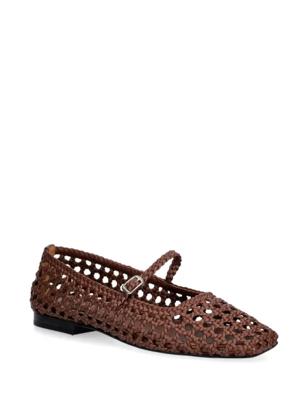 Balerini Souliers Martinez din piele maro