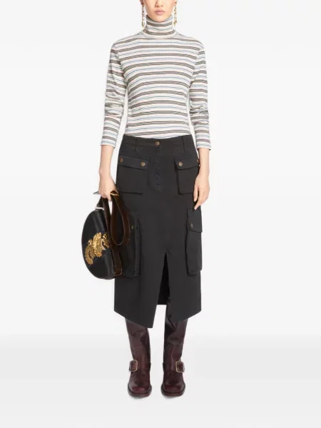 Fustă Dries Van Noten negru