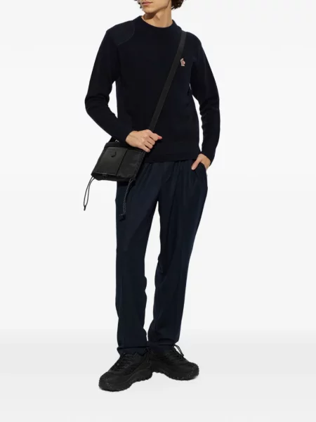 Pantaloni Moncler albastru