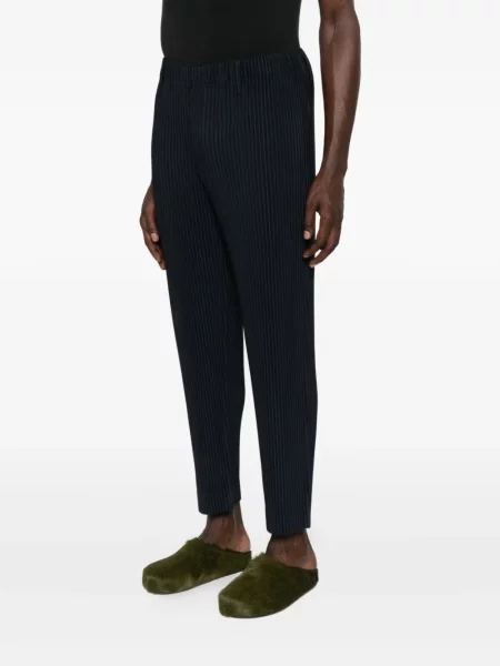 Kalhoty Homme Plissé Issey Miyake modré