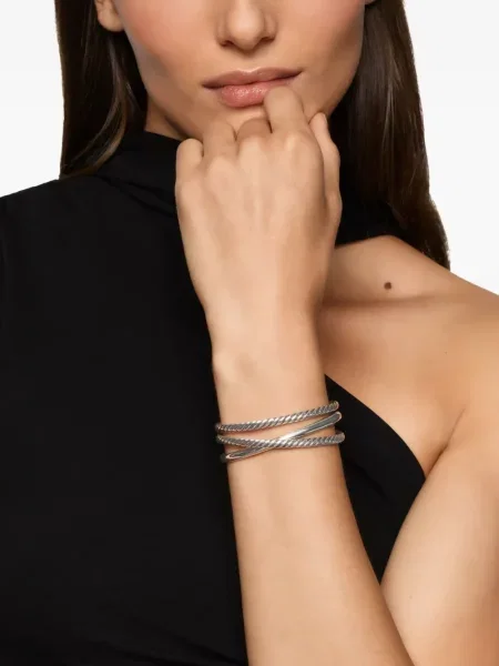 Brăţară David Yurman argintiu