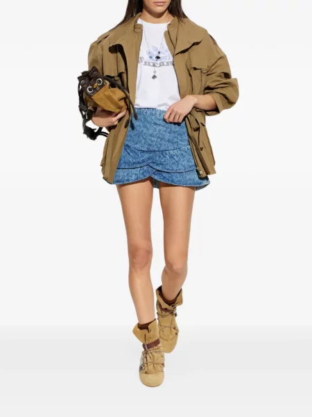 Tricou Isabel Marant cu imagine alb