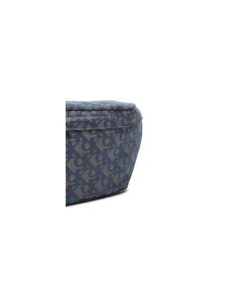 Calvin Klein Jeans Ľadvinka Unstructured Monogram Waistbag modrá