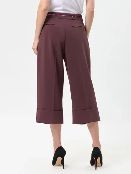 Брюки Elisabetta Franchi бордовые
