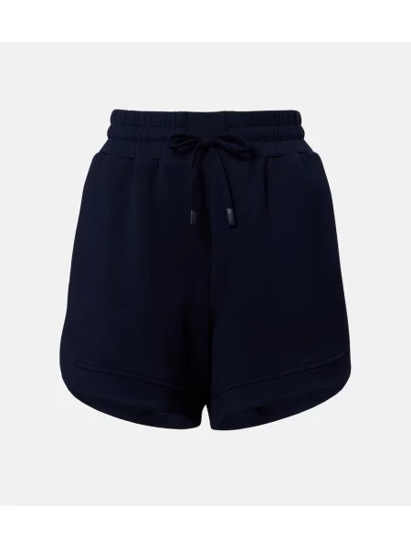 Pantaloni scurți Varley cu talie înaltă albastru