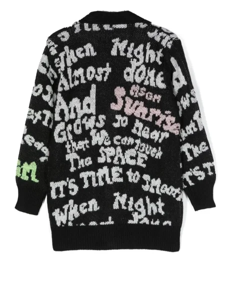 Dětské kardigan Msgm černý