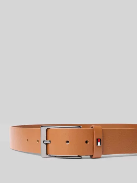 Skórzany z aplikacją z logo Tommy Hilfiger
