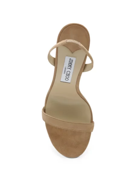 Sandale Jimmy Choo din piele de căprioară slingback