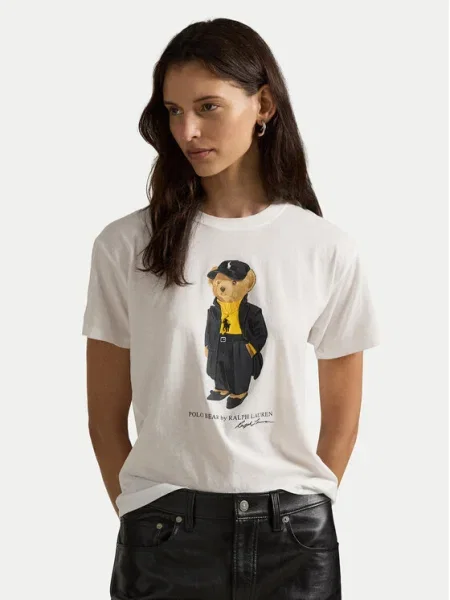Тениска Polo Ralph Lauren дамска бяло